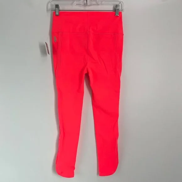 NWT Free People Movement High Rise Infinity Legging Small Neon Coral - Picture 8 of 11